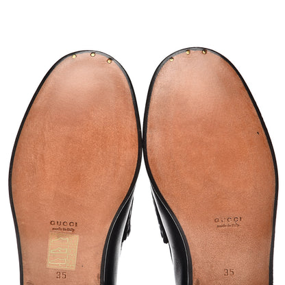 Gucci Calfskin Horsebit Loafers 35 Black 11 of 14