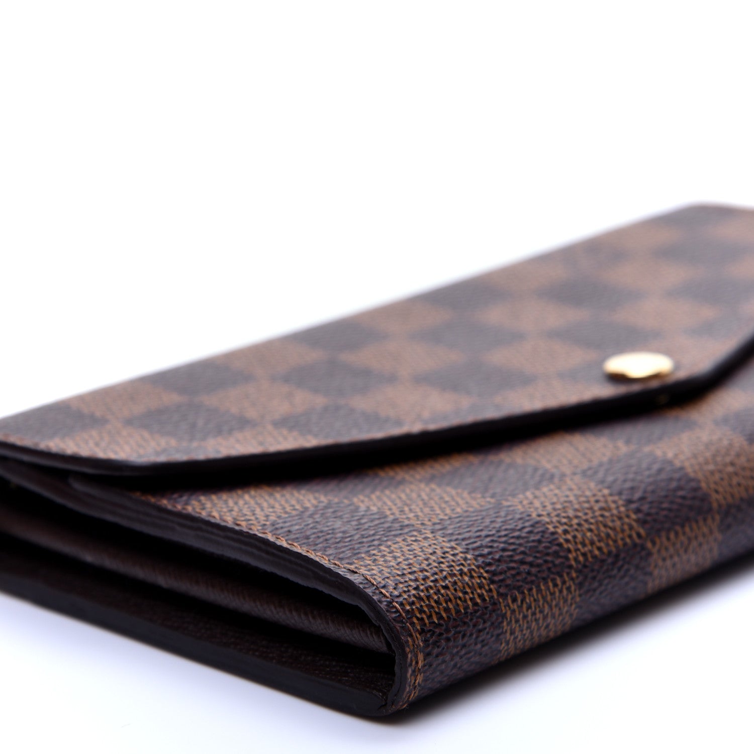 Louis Vuitton Damier Ebene Sarah Wallet NM 6 of 9