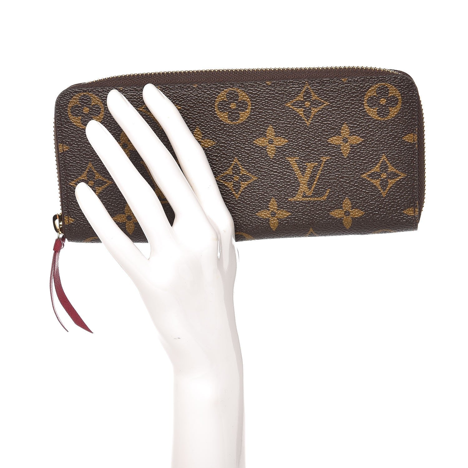 Louis Vuitton Monogram Clemence Wallet Fuchsia 2 of 8