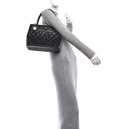 Chanel Caviar Quilted Medallion Tote Black 2 of 11