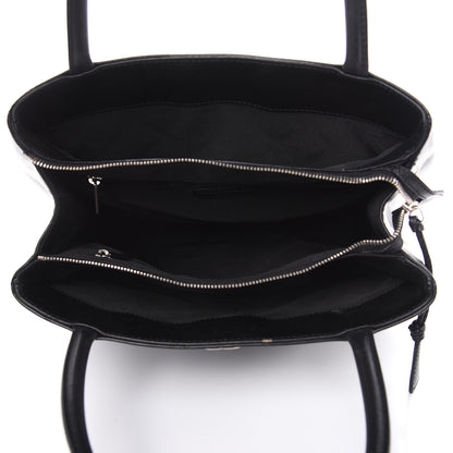 Chanel Calfskin Quilted CC Shopping Tote Black 6 of 16