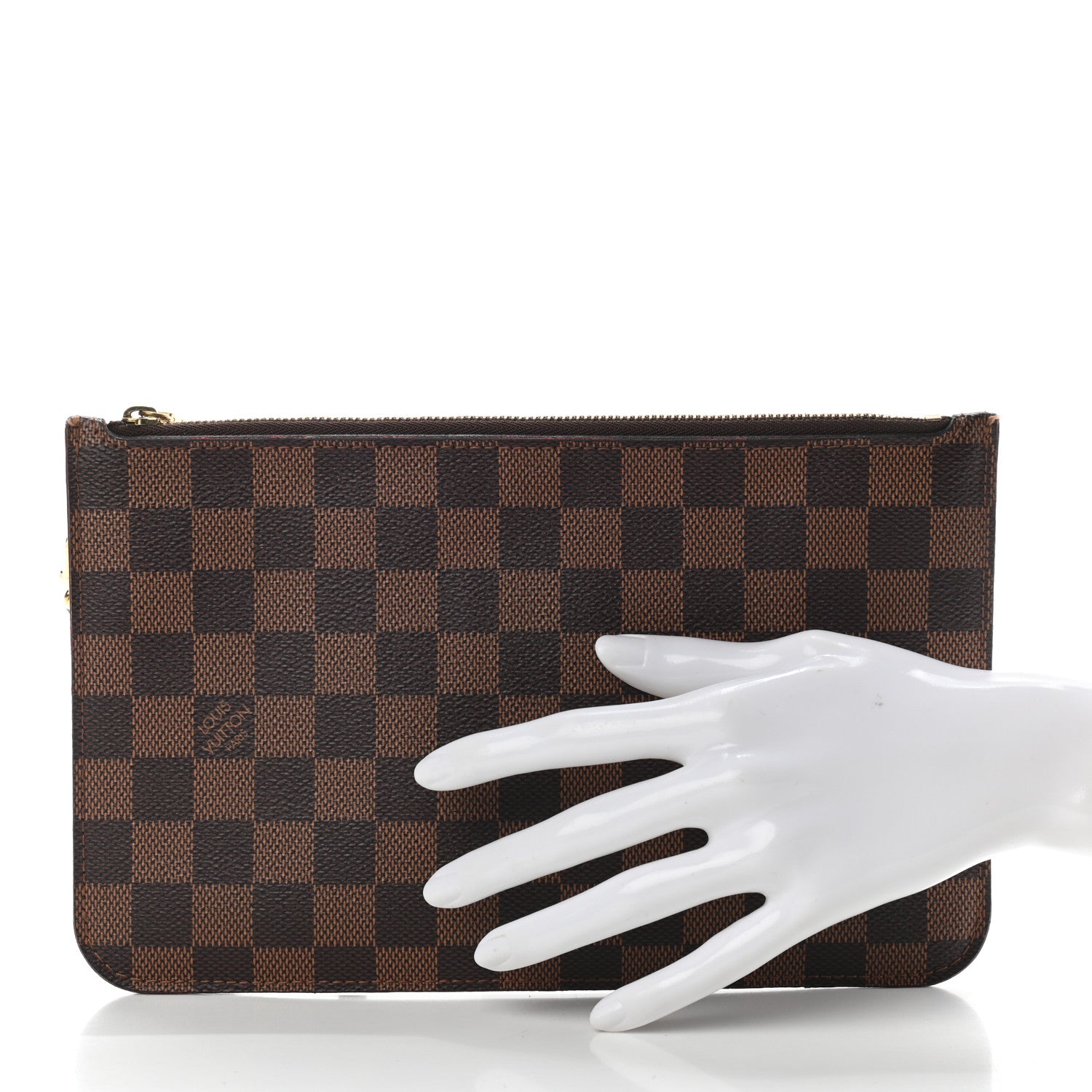 Louis Vuitton Damier Ebene Neverfull MM GM Pochette 2 of 8