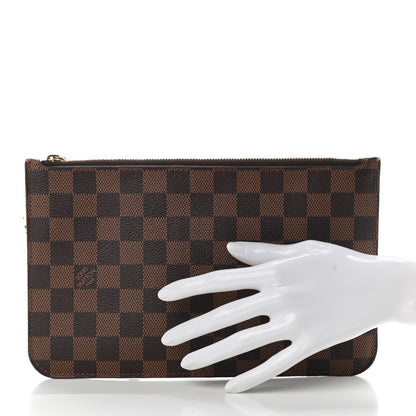 Louis Vuitton Damier Ebene Neverfull MM GM Pochette 2 of 8