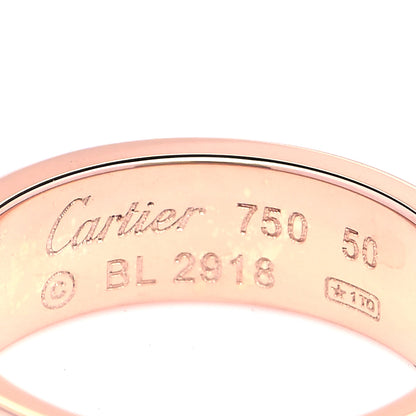 Cartier 18K Pink Gold 5.5mm LOVE Ring 50 5.25 4 of 4