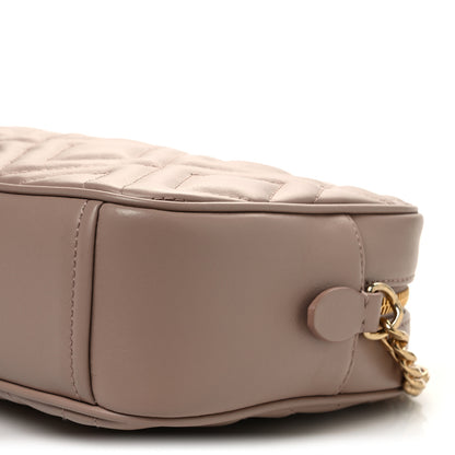 Miu Miu Soft Calf Quilted Camera Bag Cipria 10 of 10