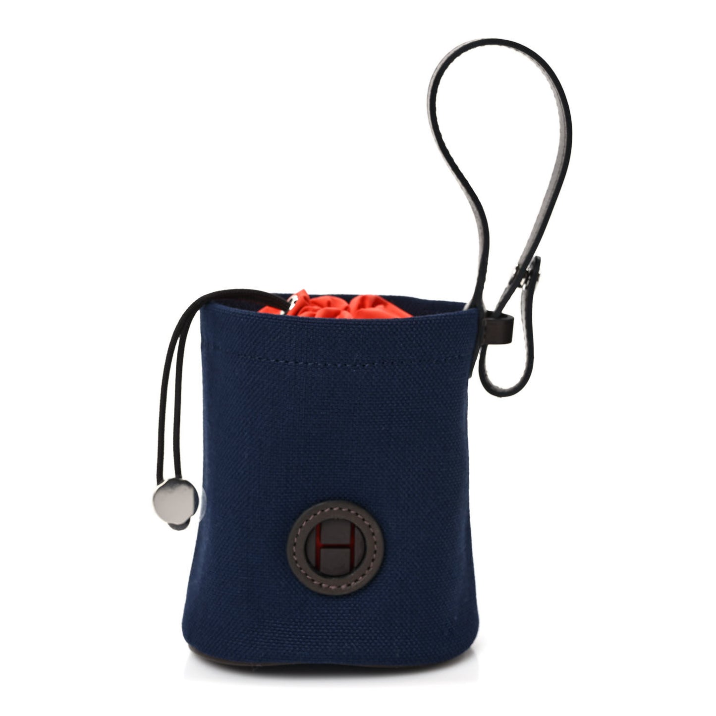 Coated Canvas On-the-Go Dog Pouch Navy