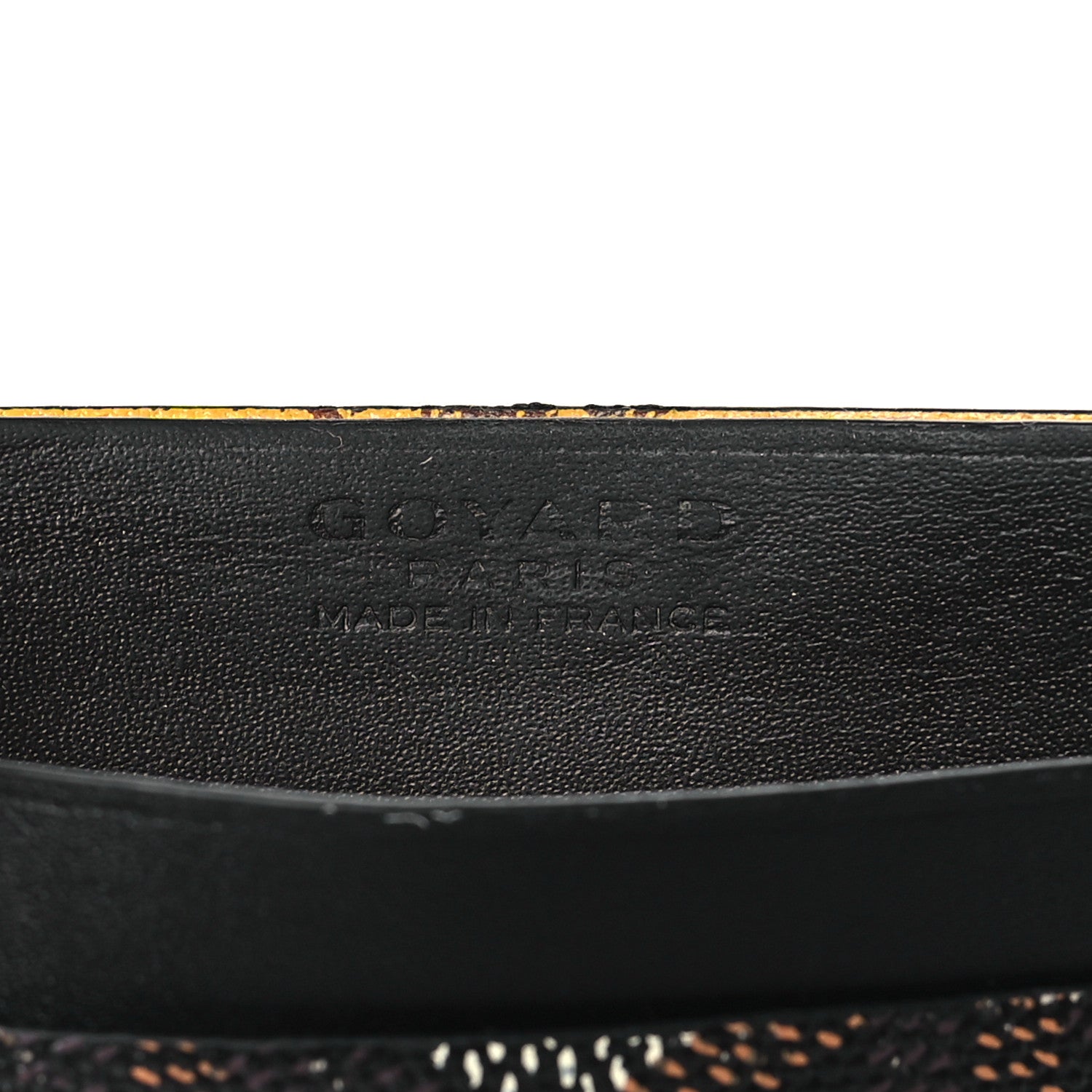 Goyard Goyardine Saint Sulpice Card Holder Black 6 of 8