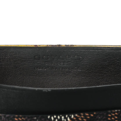 Goyard Goyardine Saint Sulpice Card Holder Black 6 of 8