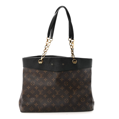 Louis Vuitton Monogram Pallas Shopper Black 1 of 9