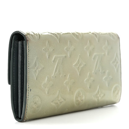 Louis Vuitton Vernis Sarah Wallet Gris Art Deco 3 of 9