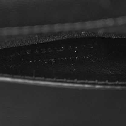 Saint Laurent Grain De Poudre Textured Mixed Matelasse Triquilt Medium Monogram Monochrome Satchel Black 7 of 14
