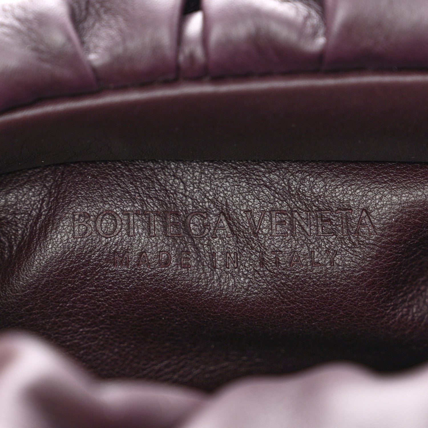 Bottega Veneta Calfskin The Pouch Chain Grape 6 of 10