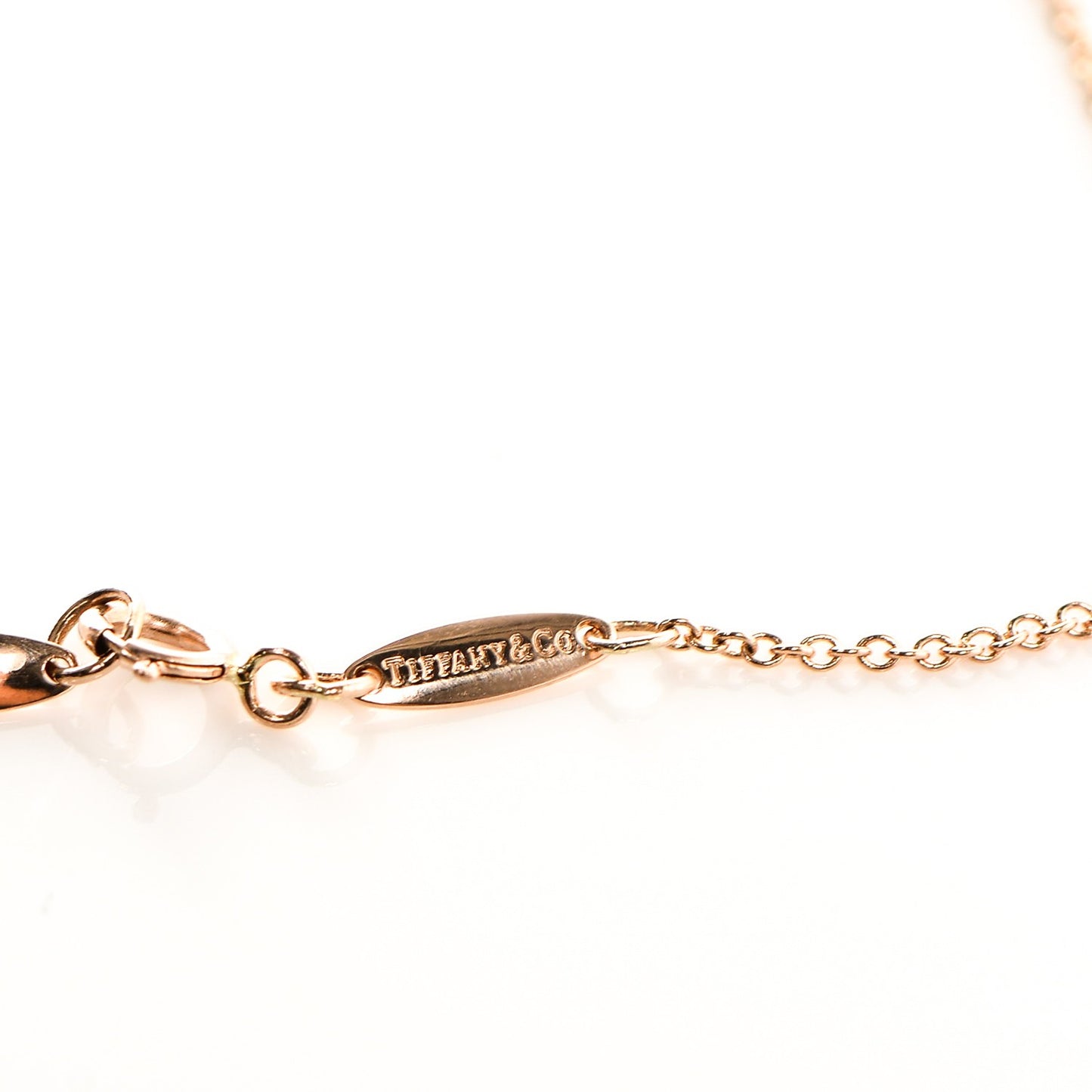 18K Rose Gold Diamond .07ct Elsa Peretti Diamonds by the Yard Bracelet