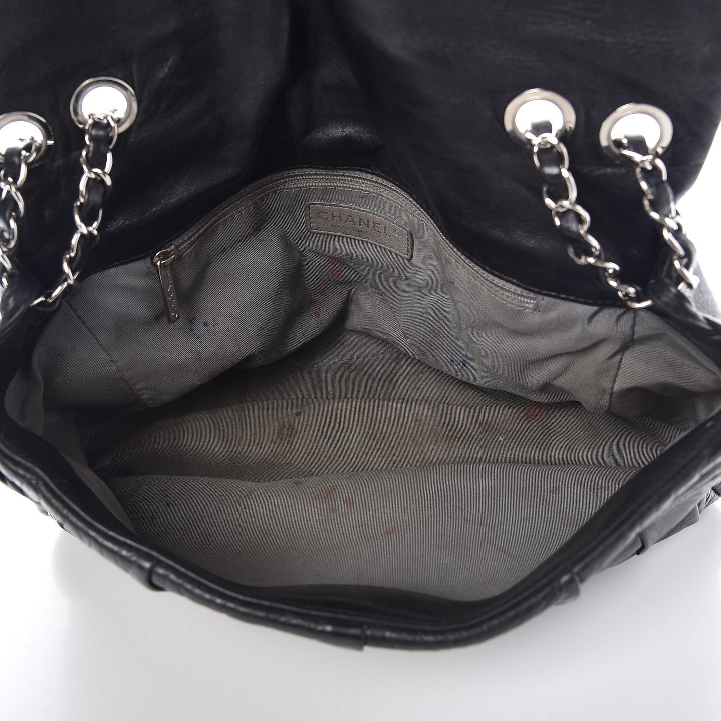 Lambskin Igloo Single Flap Black