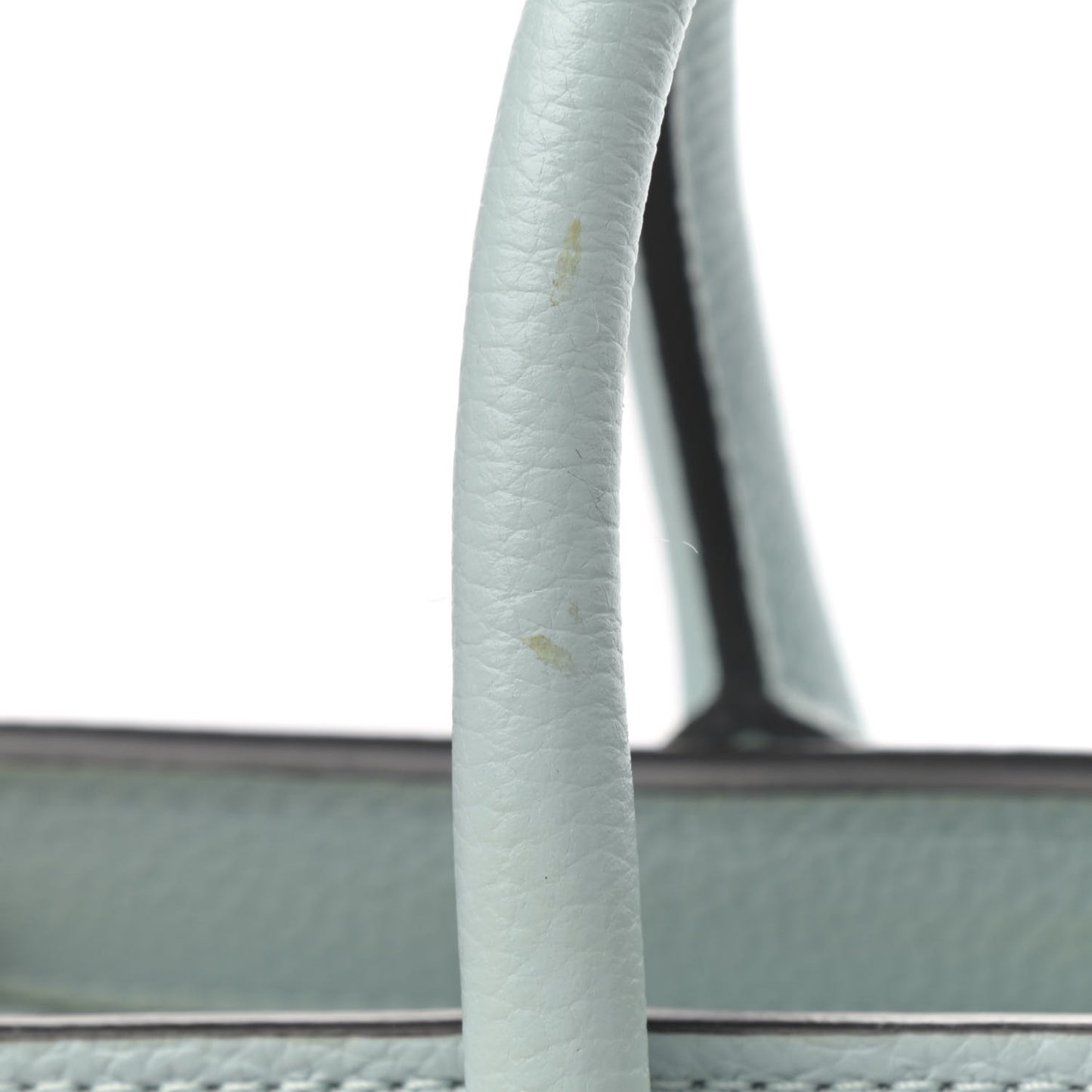 Small Classic Grain Small Bayswater Zip Tote Light Antique Blue
