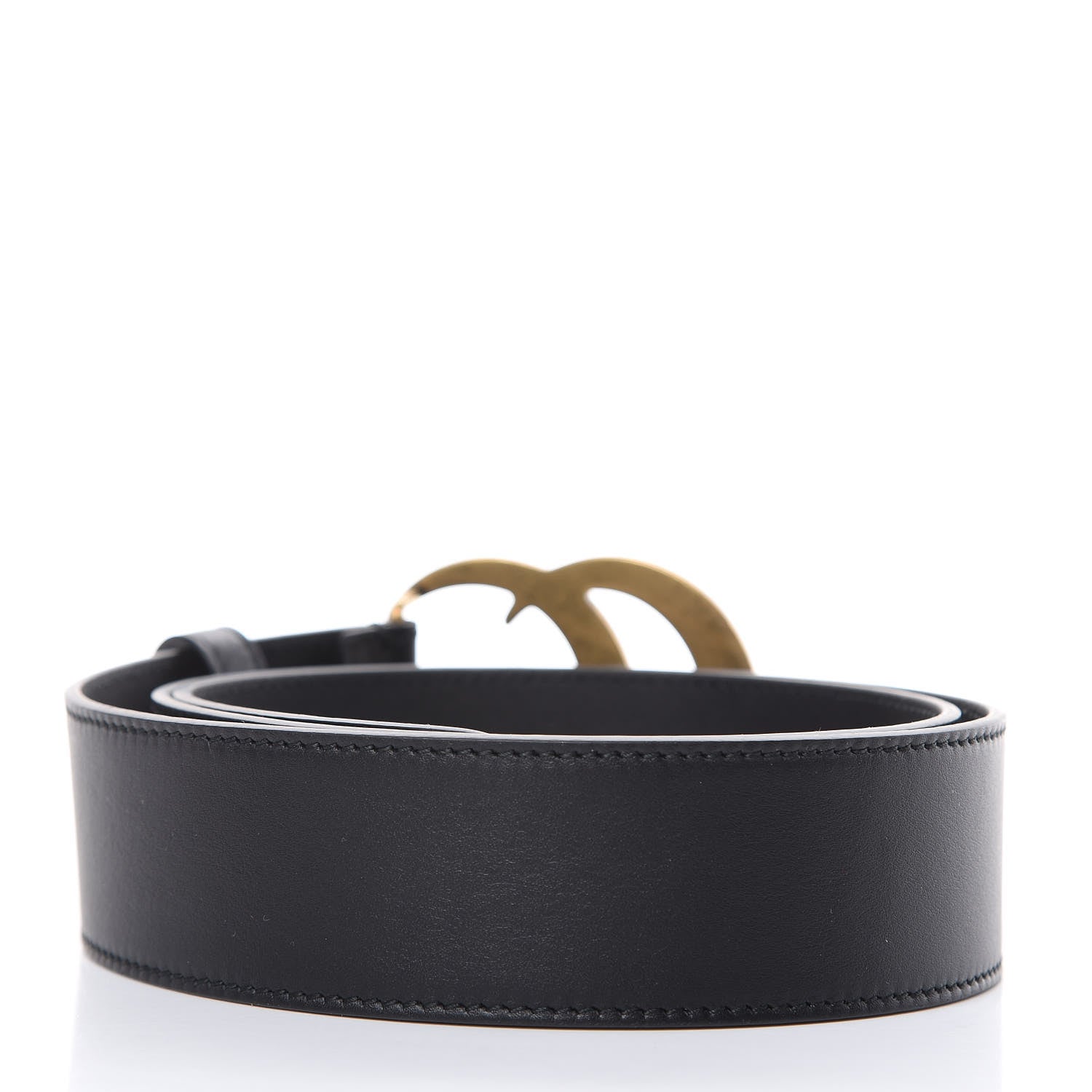 Gucci Calfskin Double G 40mm Belt 85 34 Black 3 of 6