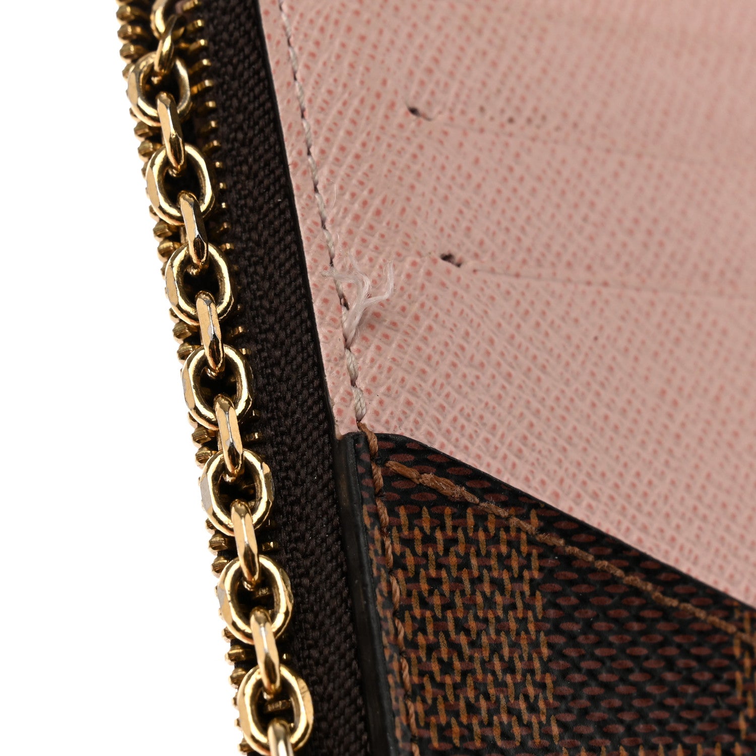 Louis Vuitton Damier Ebene Recto Verso Card Holder Rose Ballerine 11 of 12