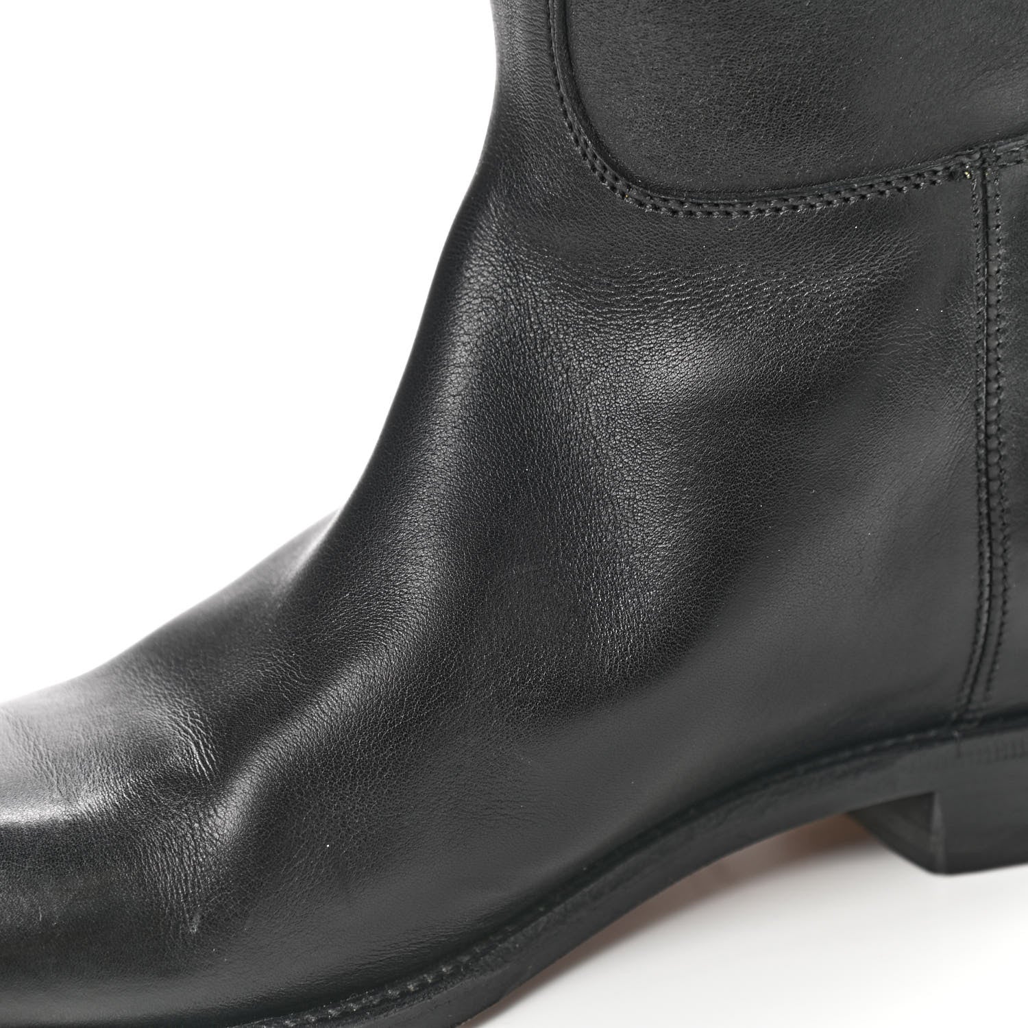 Hermes Box Kelly Jumping Boots 37 Black 17 of 23