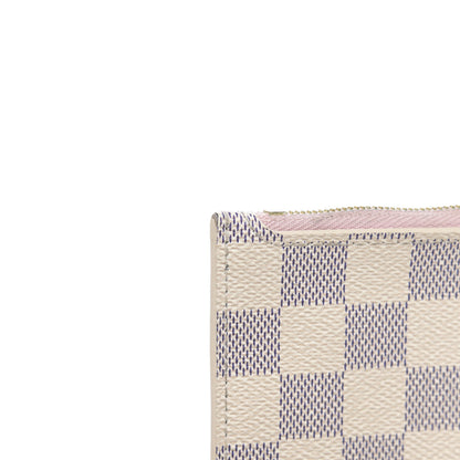 Louis Vuitton Damier Azur Neverfull MM GM Pochette Rose Ballerine 10 of 15