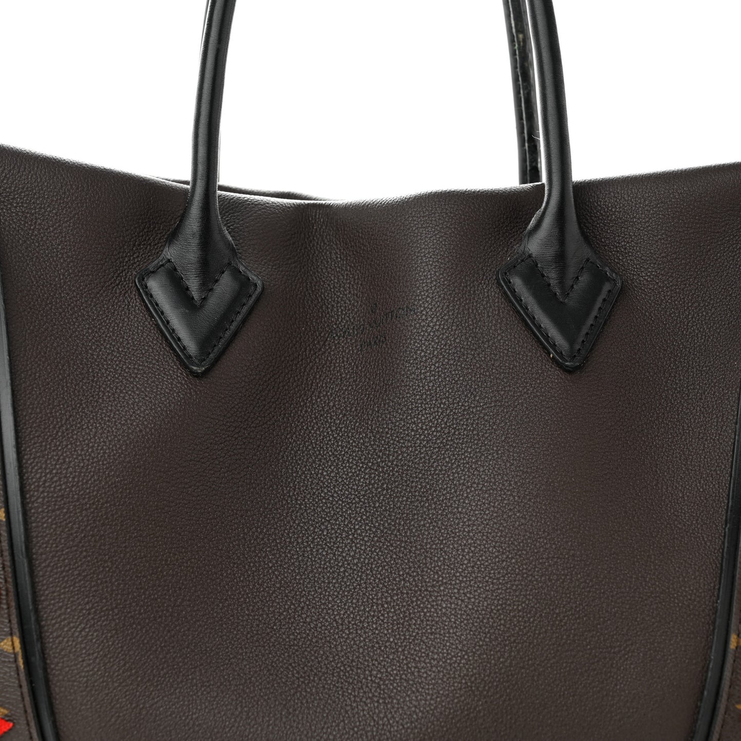Veau Cachemire Tote W PM Chocolate