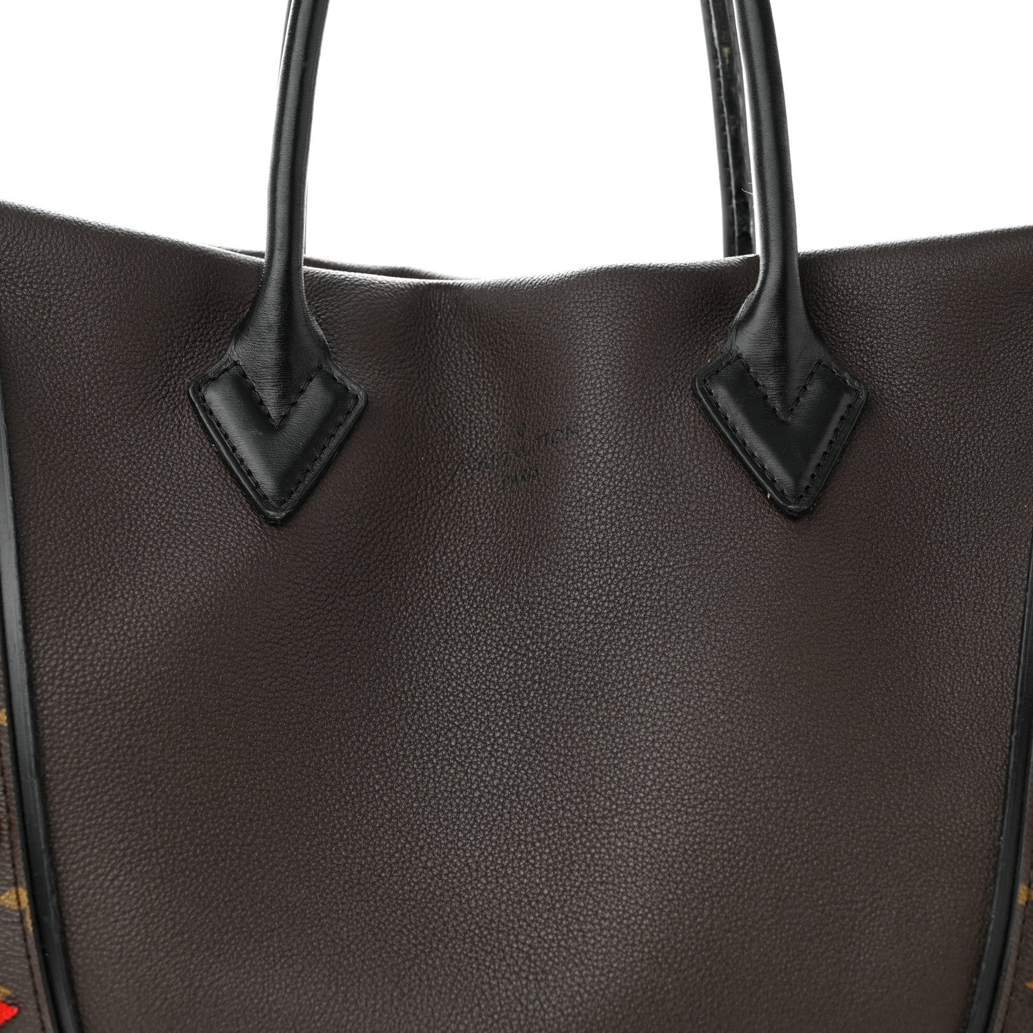 Louis Vuitton Veau Cachemire Tote W PM Chocolate 8 of 19