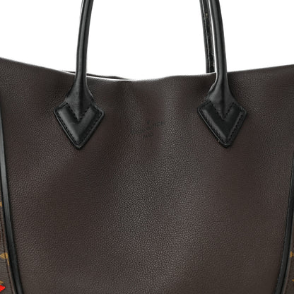 Louis Vuitton Veau Cachemire Tote W PM Chocolate 8 of 19