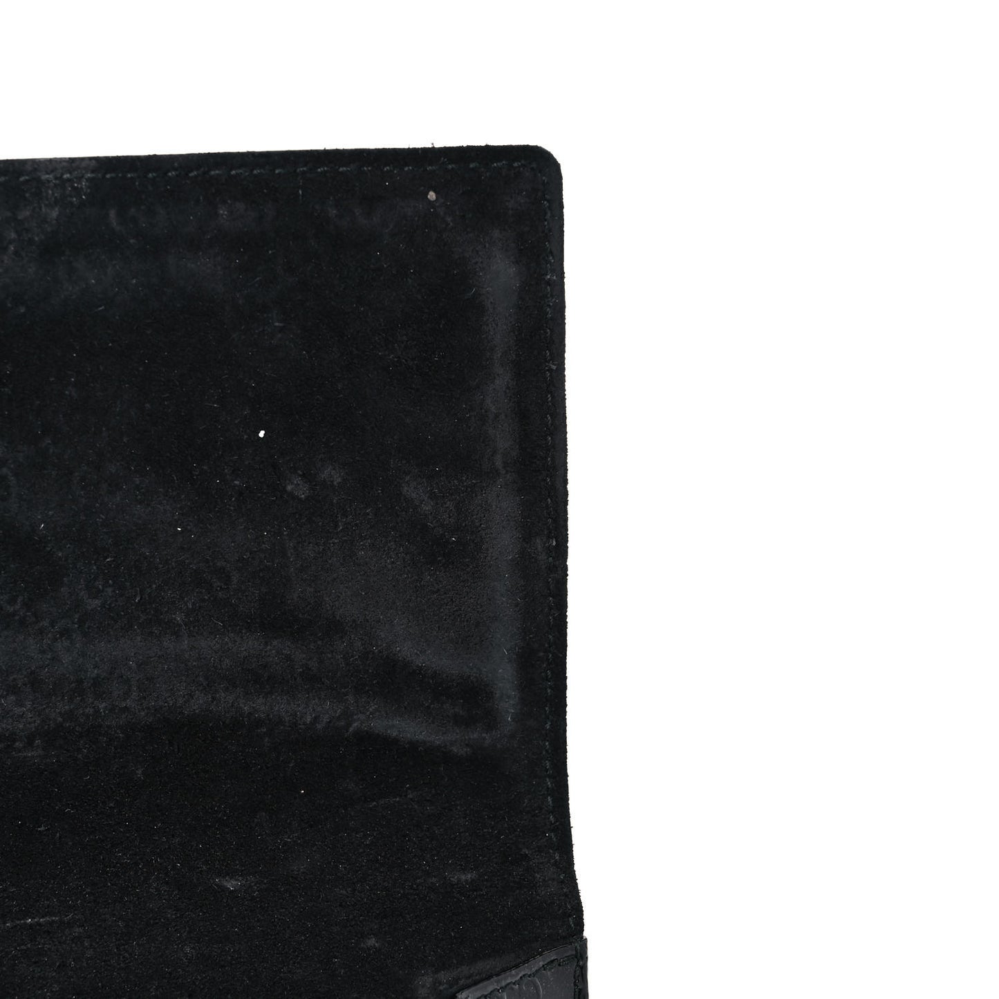 Patent Microguccissima Small Broadway Clutch Black