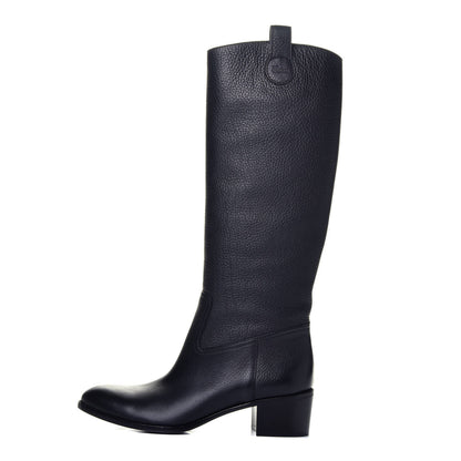 Gucci Cellarius Soft Calfskin Riding Boots 41 Black 1 of 8