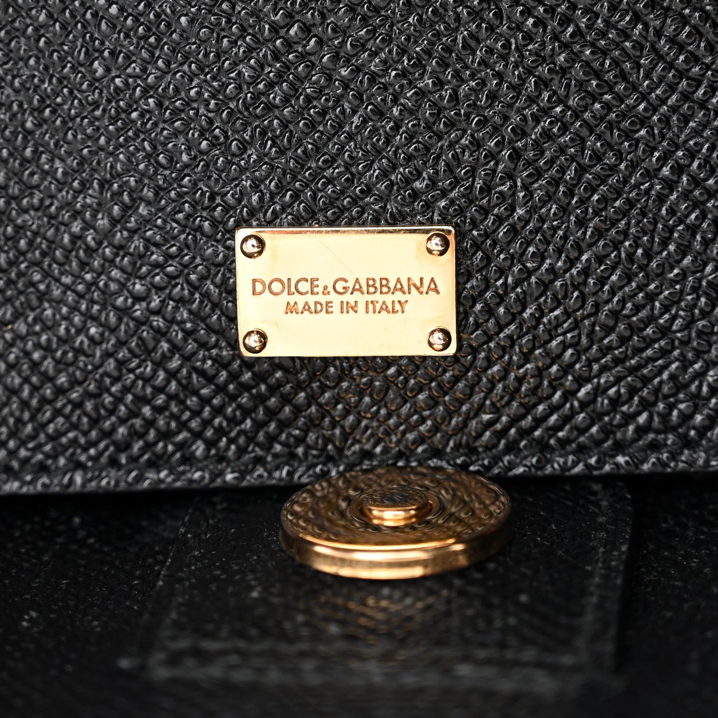 Dauphine Miss Sicily Shopper Tote Black