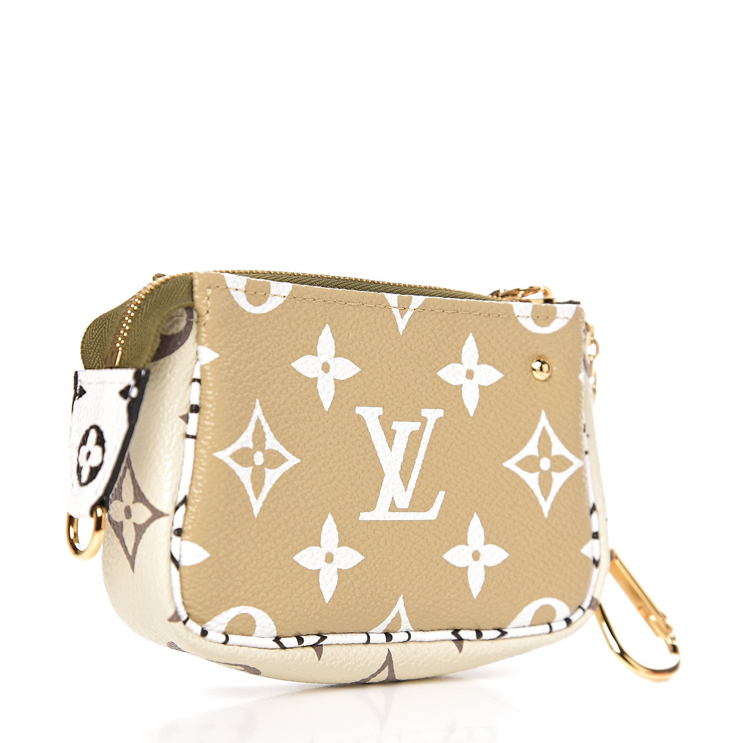 Louis Vuitton Monogram Giant Micro Pochette Accessories Kaki White 2 of 6