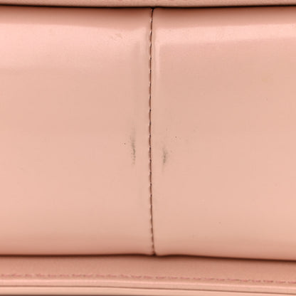 Chanel Patent Calfskin Quilted Medium Boy Flap Beige 13 of 16