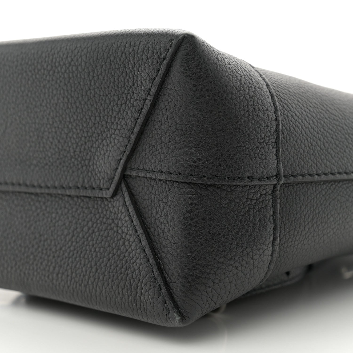 Louis Vuitton Calfskin Lockme Mini Backpack Black 9 of 11