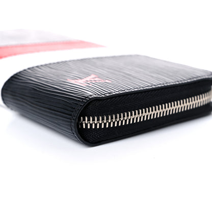 Louis Vuitton Epi Zippy Wallet Black Stripe 8 of 9