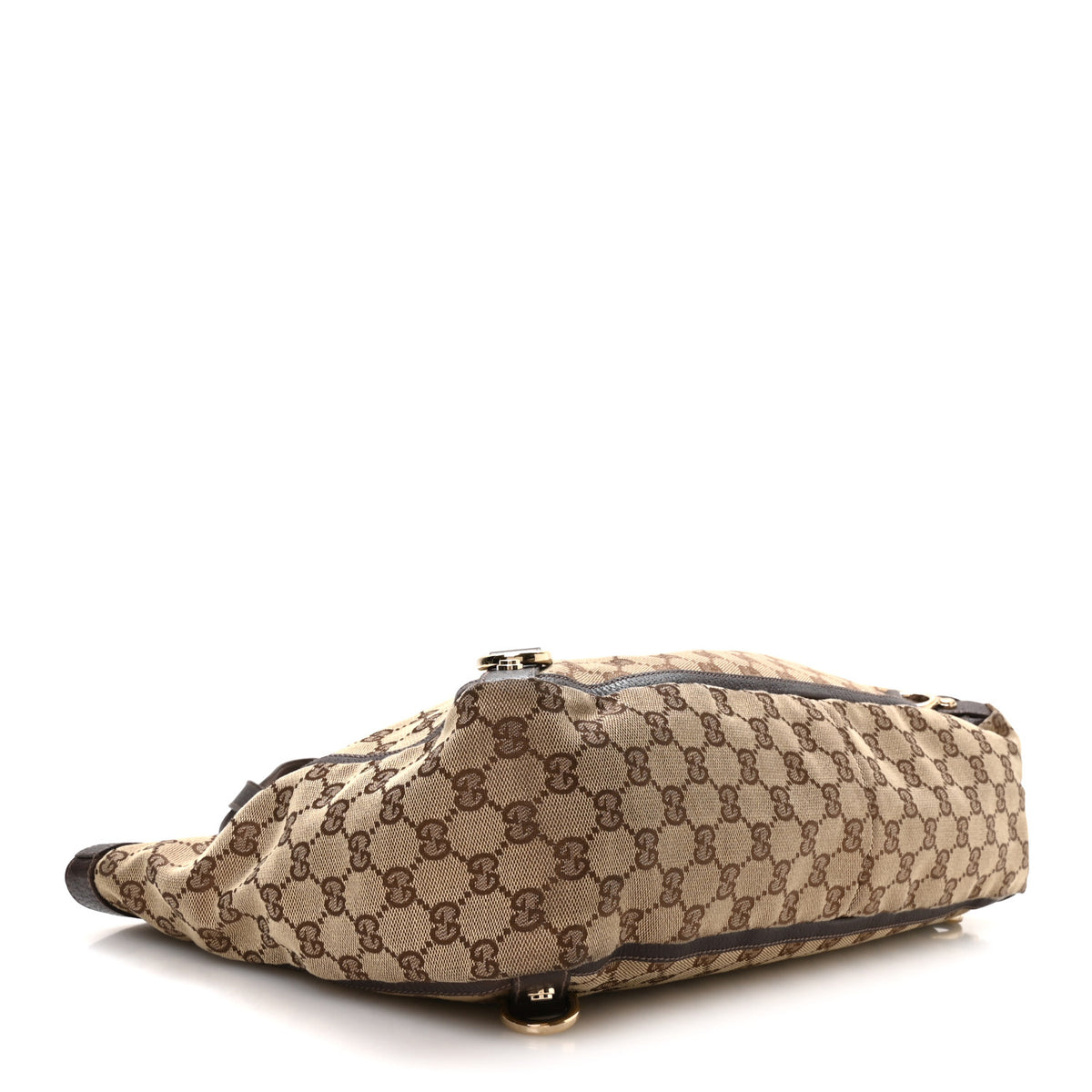 Monogram Large Abbey Tote Dark Brown