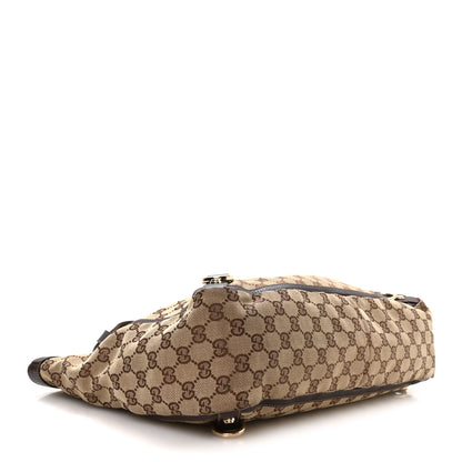 Gucci Monogram Large Abbey Tote Dark Brown 4 of 10