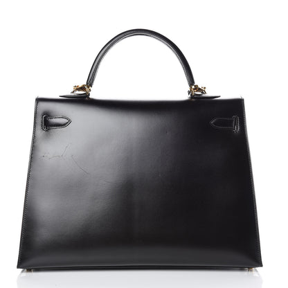 Hermes Box Kelly Sellier 35 Black 5 of 44