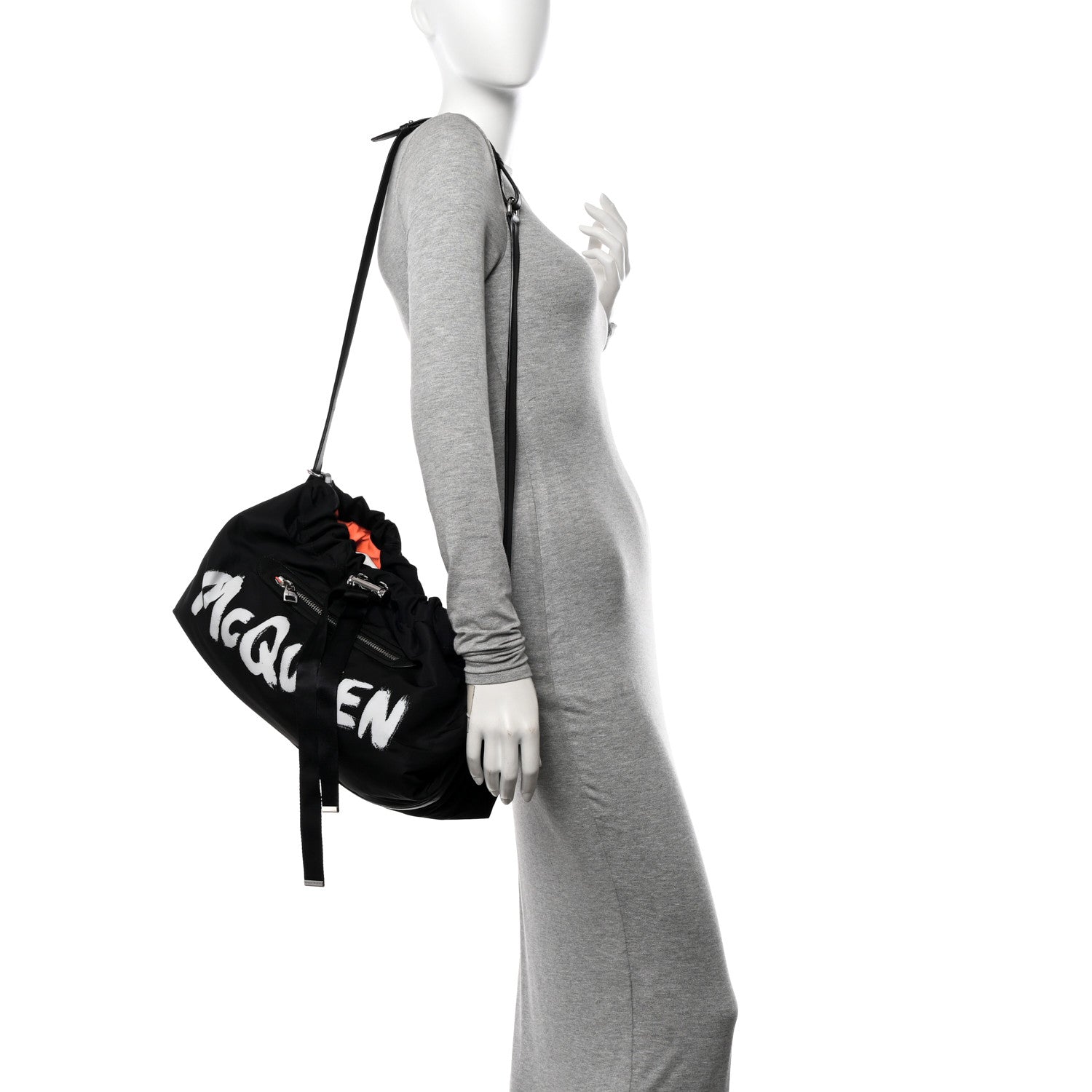 Alexander McQueen Nylon Medium Bundle Black White 2 of 10