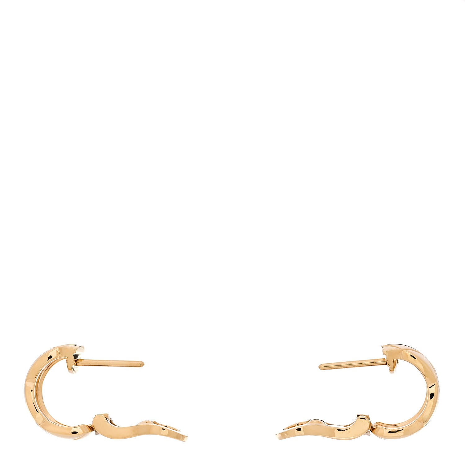 Chanel 18K Yellow Gold Coco Crush Earrings 3 of 5