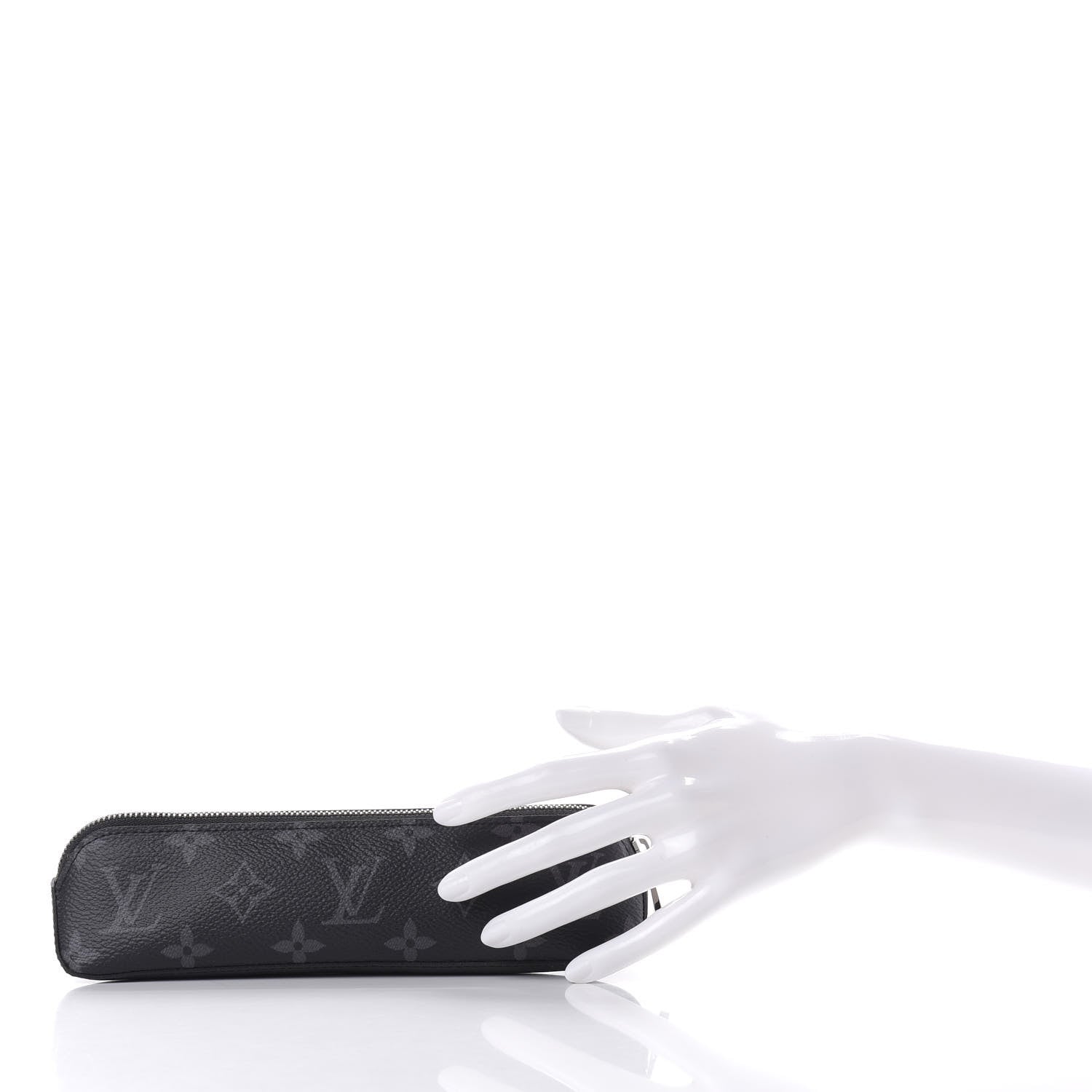 Louis Vuitton Monogram Eclipse Elizabeth Pencil Pouch Black 2 of 7