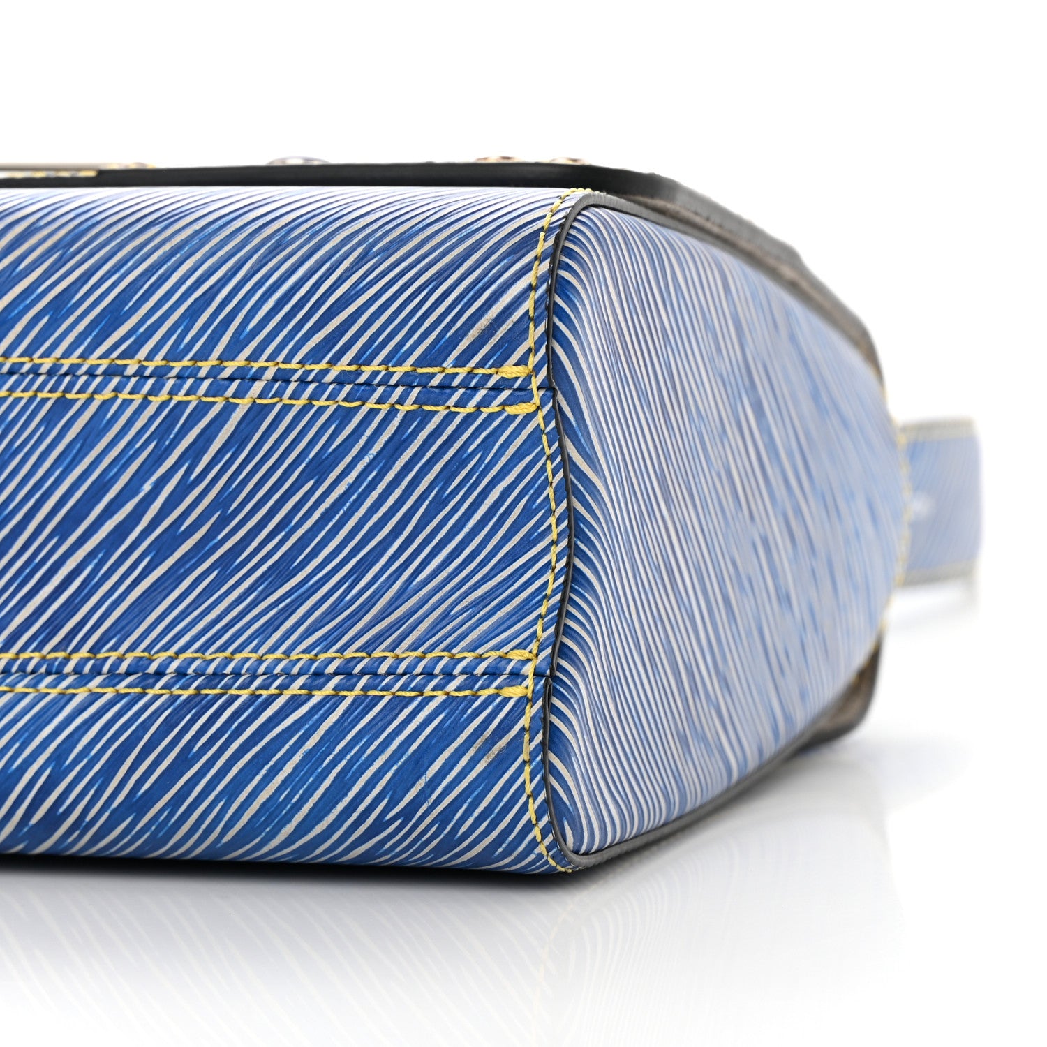 Louis Vuitton Epi Studded Twist Shoulder Bag MM Denim Light 10 of 13