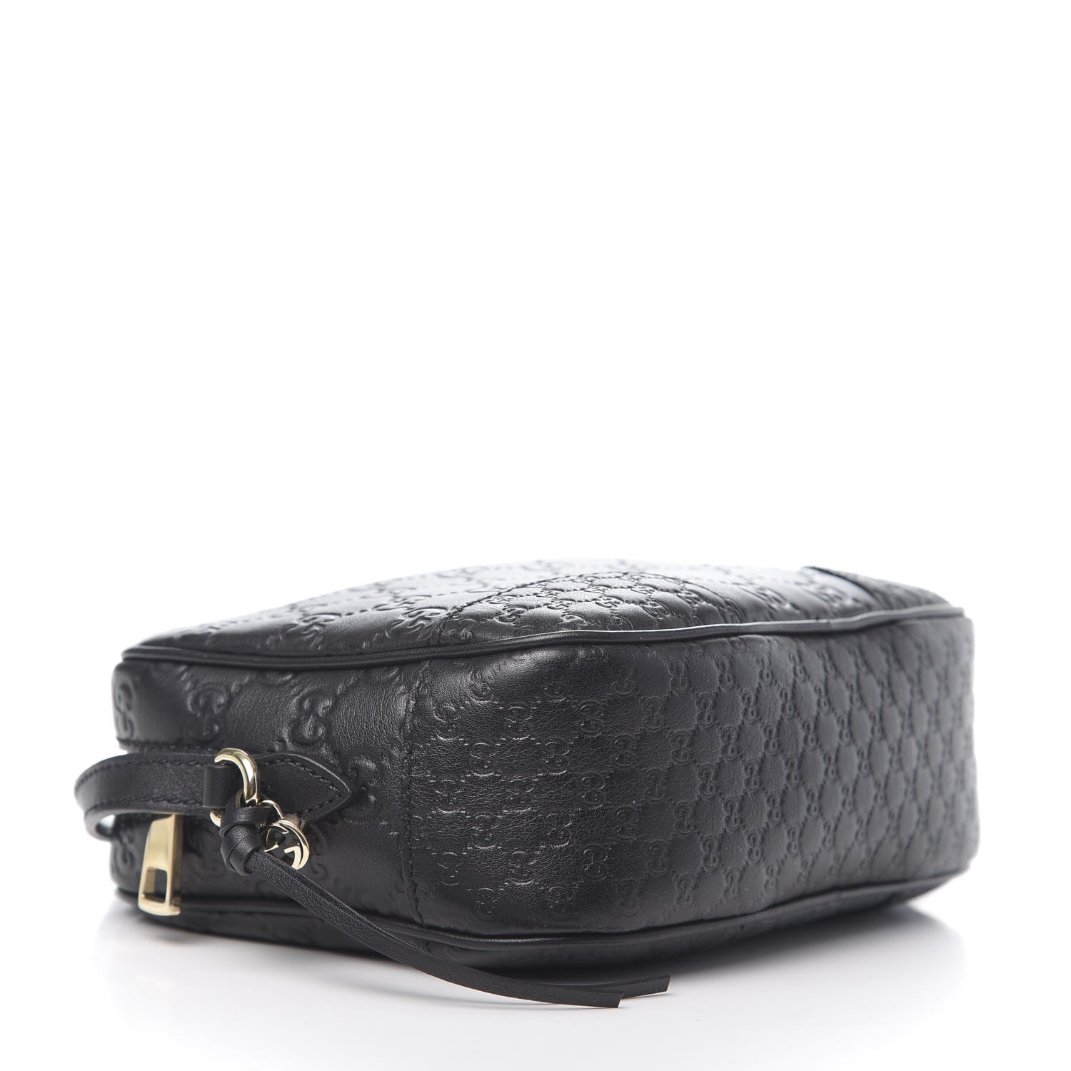 Gucci Guccissima Mini Bree Messenger Bag Black 4 of 10