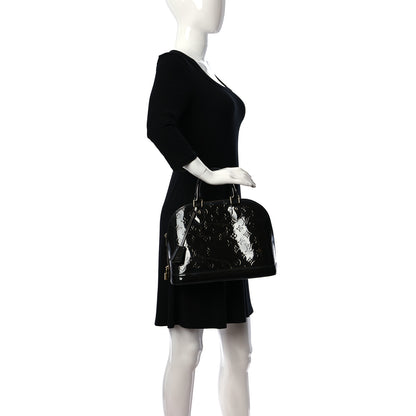 Louis Vuitton Vernis Alma PM Blue Nuit 2 of 6