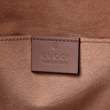 Gucci Calfskin Matelasse GG Marmont Dome Backpack Porcelain Rose 6 of 9