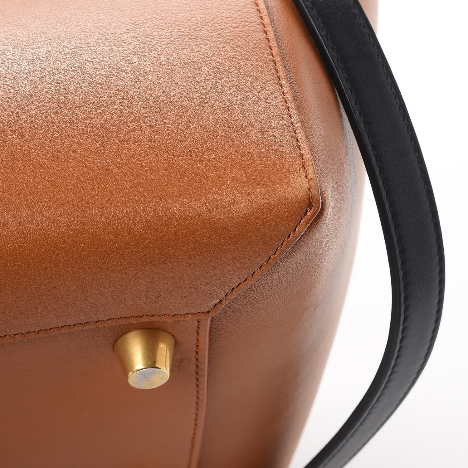 Celine Smooth Calfskin Large Bi-Color Belt Bag Light Copper 15 of 18