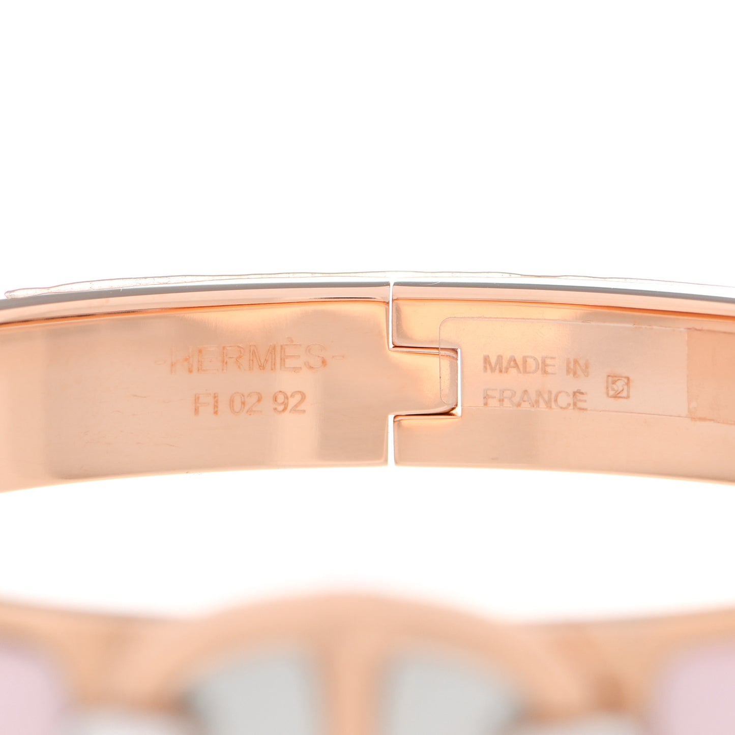 Enamel Mini Clic Chaine d'Ancre Bracelet PM Rose Candeur