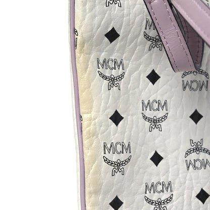 MCM Visetos Medium Punk Rabbit Crossbody Pouch White 11 of 12