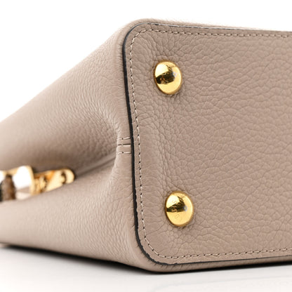 Louis Vuitton Taurillon Python Capucines MM Galet 9 of 10