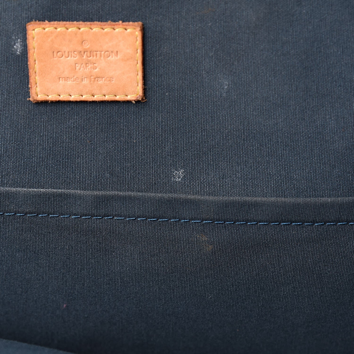 Louis Vuitton Vernis Alma MM Blue Nuit 9 of 16