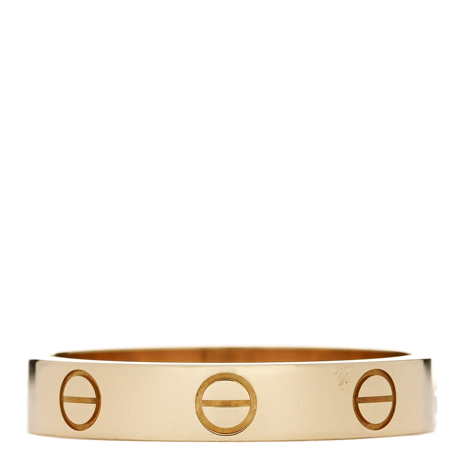 Cartier 18K Yellow Gold 3.5mm LOVE Wedding Band Ring 55 7.25 3 of 5