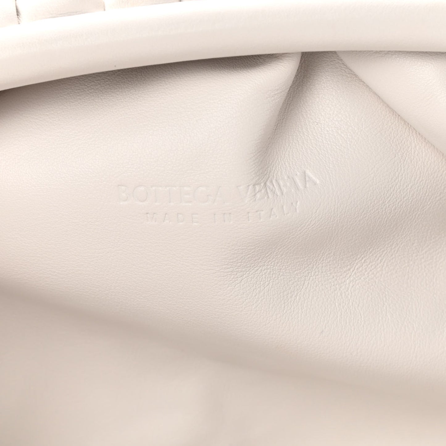Smooth Butter Calf The Pouch Oversized Clutch Mist